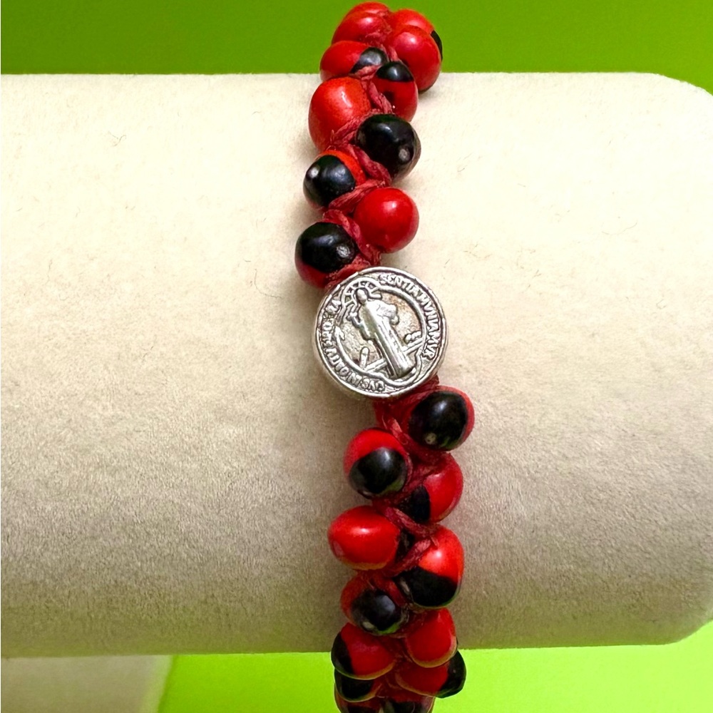 Huayruro Seed Cord Bracelet